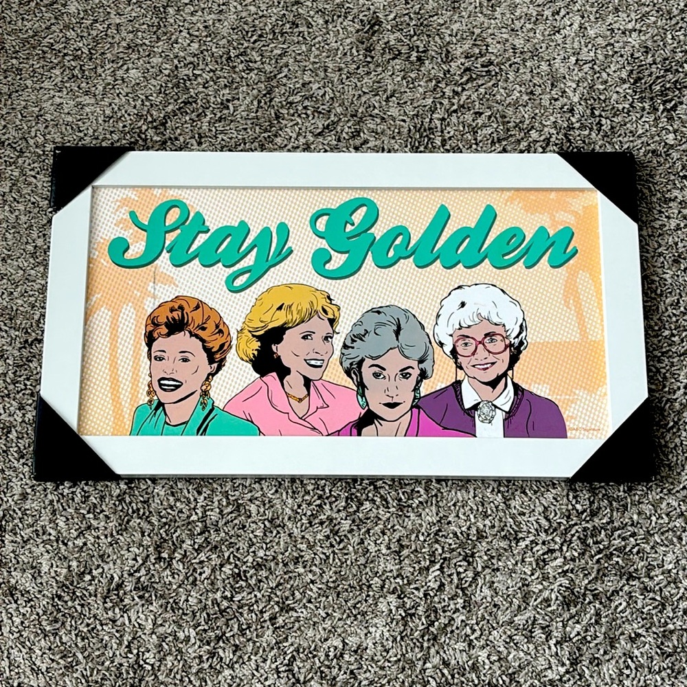 Golden Girls framed print